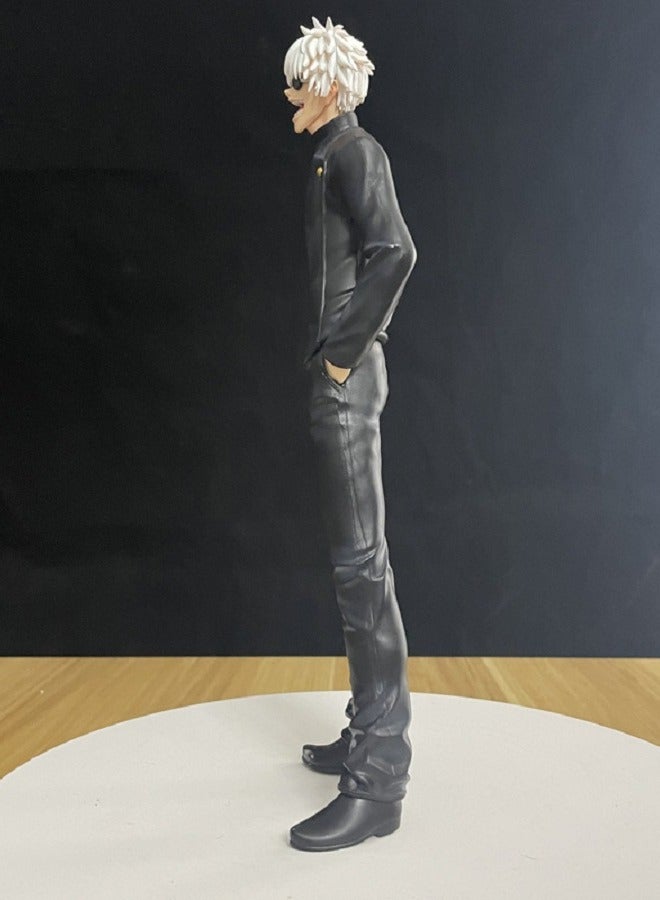 هالامودو جوجوتسو كايسن الوقوف ساتورو غوجو الشكل، مكتب المركزية وهدية عيد ميلاد ممتازة 29 سم - Image 5