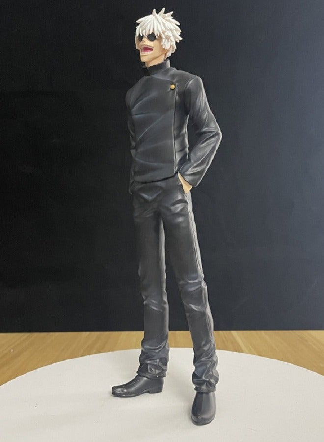 هالامودو جوجوتسو كايسن الوقوف ساتورو غوجو الشكل، مكتب المركزية وهدية عيد ميلاد ممتازة 29 سم - Image 3