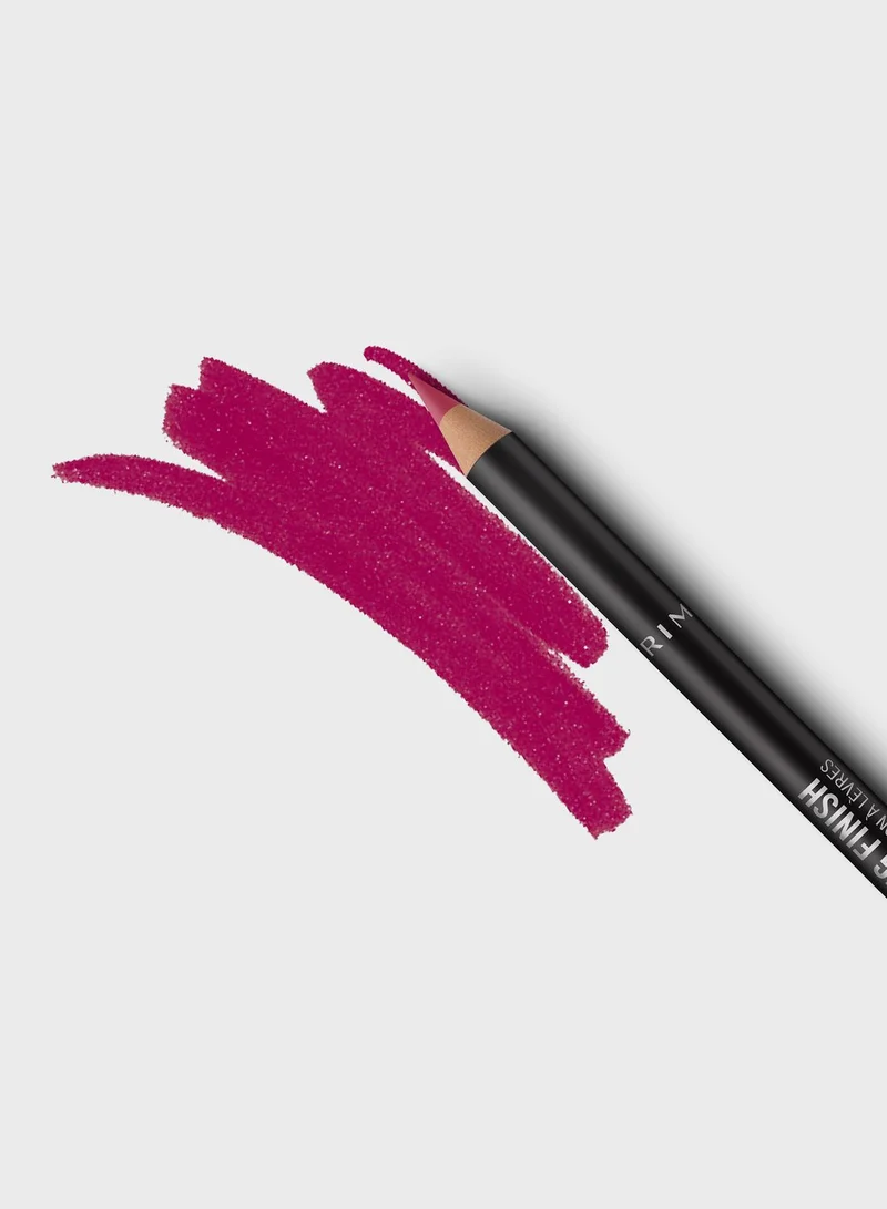 RIMMEL LONDON Rimmel Lasting Matte Lip Liner – 125 – Indian Pink, 1.2g