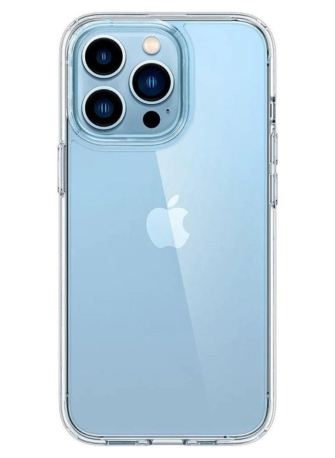 جراب شفاف لهاتف آيفون 13 برو ماكس (إصدار 2021) من كريستال فليكس كريستال شفاف