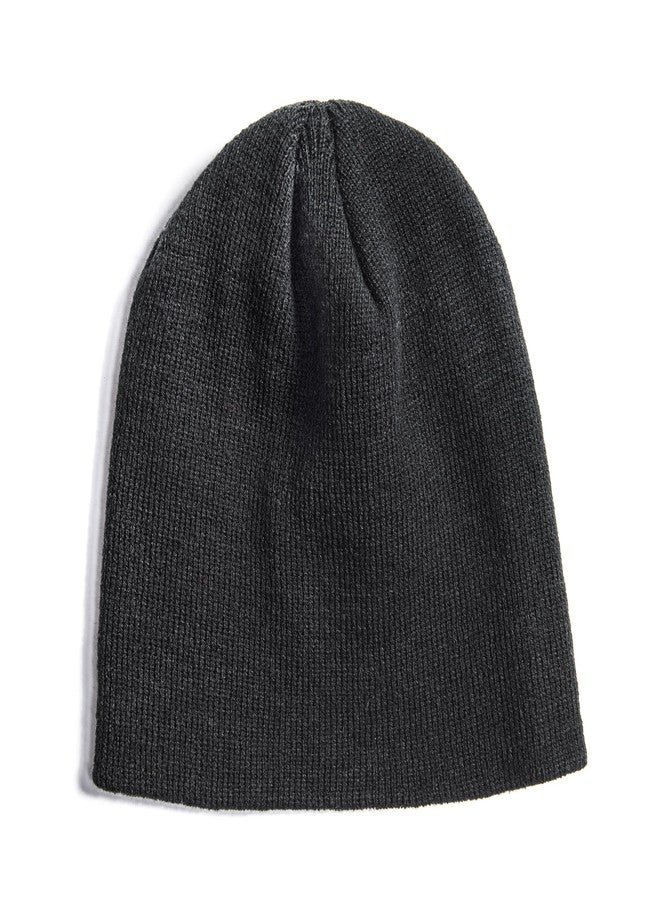 MUK LUKS Men's Beanie 3 Pack, One Size, Black, Grey, Brown Winter Hats - Image 5