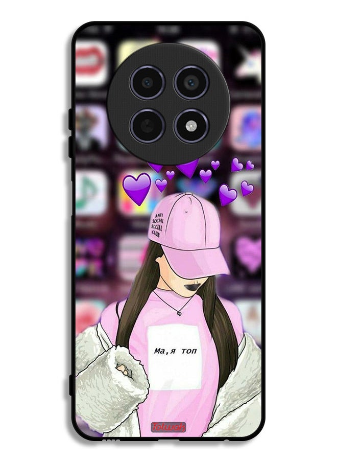 Tolwak Realme 12 5G Protective Case Cover Anti Social Club  - Image 1