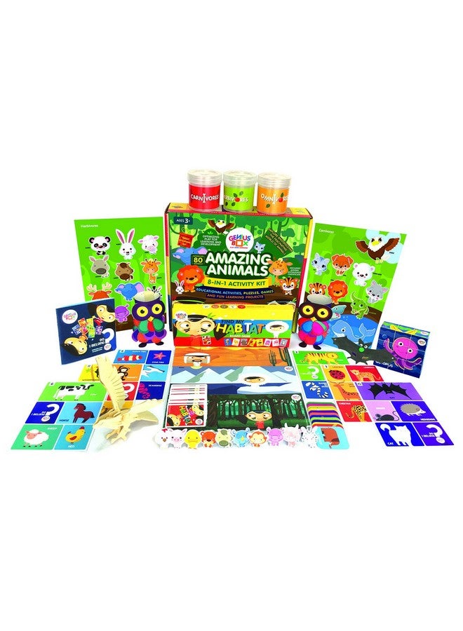 Genius Box - Play some Learning Activity Kit for 3+ Year Age: Amazing Animals DIY, Educational Toy, Learning Kit, Educational Kit, STEM Toy 30 Activity Kit - Image 2