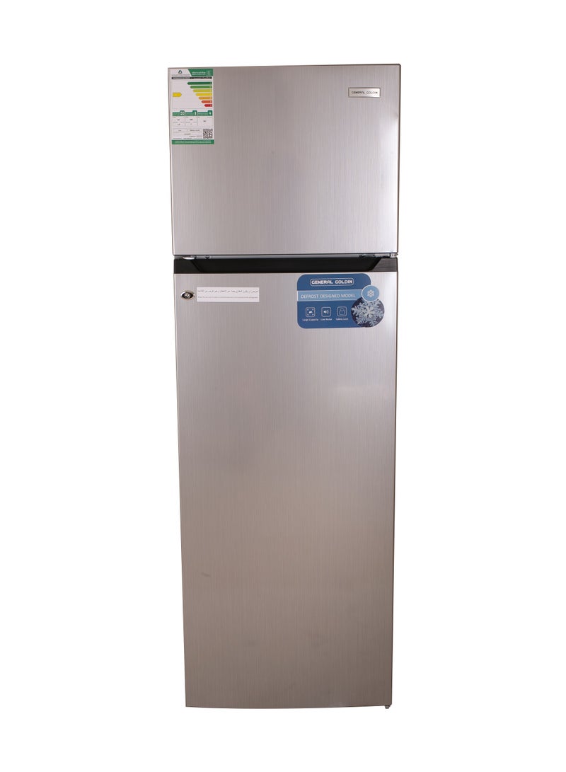 جنرال جولدن ثلاجة جنرال جولدن 252 لتر 8.9 قدم مكعب، عاكس نو فروست بدون ضوضاء، سعة قصوى، فضي - Image 1