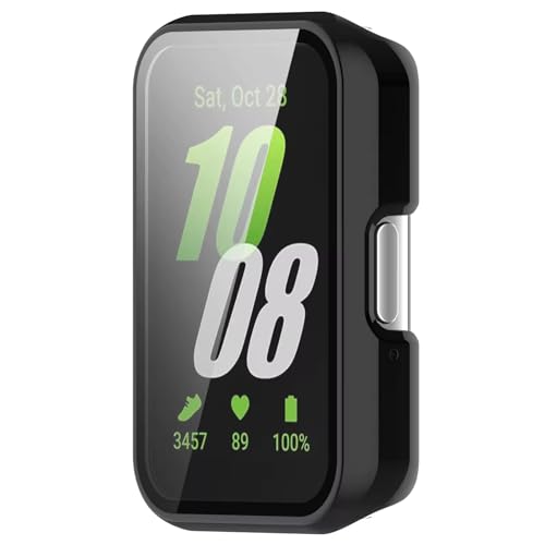 Valente Hard Protective Case for Galaxy Fit 3 - Full Coverage Screen Protector and Shockproof Bumper (Black) - Image 3
