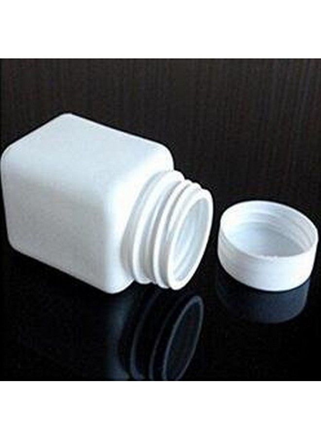 Elandy - 12Pcs 60Ml/2Oz Empty Portable White Square Plastic Solid Powder Bottles Holder Storage Container Case Box - Image 1
