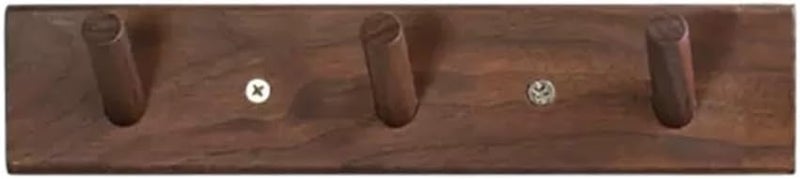 رف حائط خشبي صغير خطاف شريط طويل زخرفة بسيطة لمتجر الملابس الرواق - Image 2