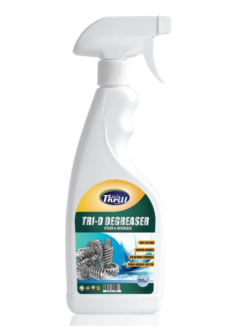 Tri-D Heavy Duty Degreaser 700ML – Powerful Oil & Grease Remover, Multi-Surface Cleaner for Kitchen, Garage, Industrial Use