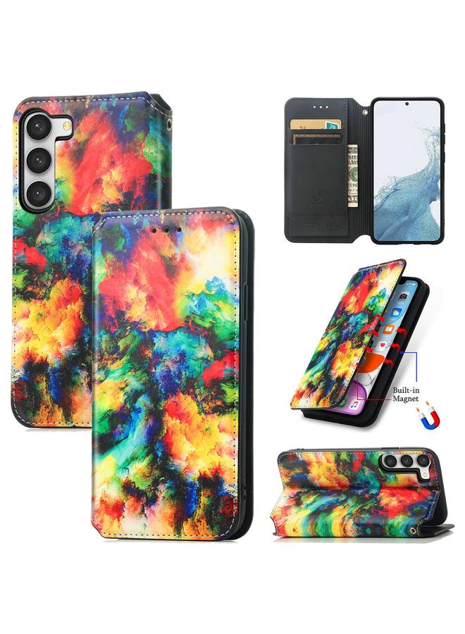 اس-توب جراب لهاتف Samsung Galaxy S23 5G CaseNeo جراب هاتف جلدي مغناطيسي ملون - Image 1