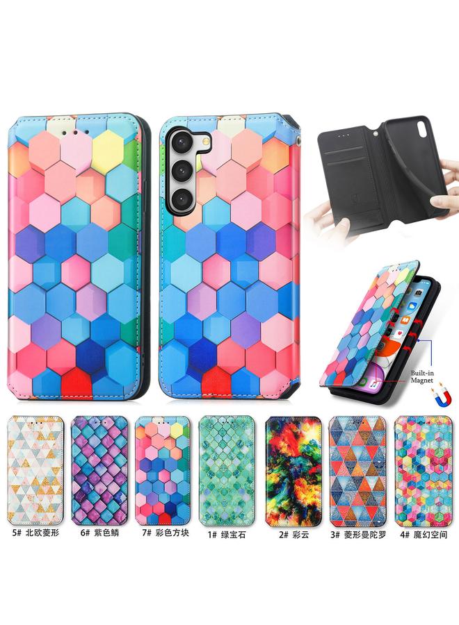 اس-توب جراب لهاتف Samsung Galaxy S23 5G CaseNeo جراب هاتف جلدي مغناطيسي ملون - Image 5