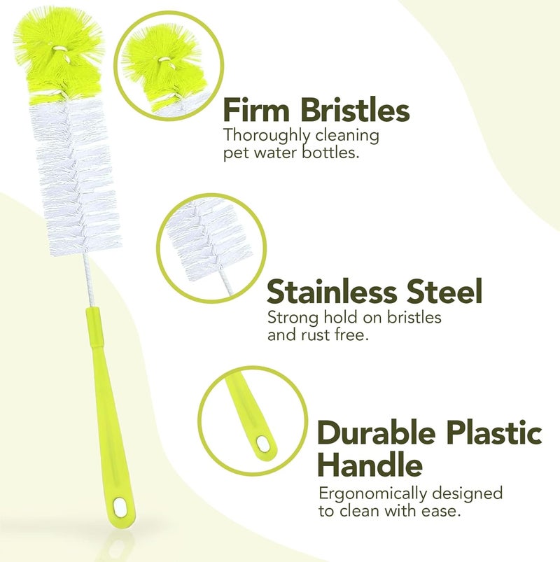 Vila 5Pack Reusable Straw Pipe Cleaner Brush Set Long Pipe Brush Cleaner Tool Kit Nylon Cleaning Brush for Water Bottle Teapot Narrow Neck Glass Containers Baby Bottle Jug Hookah Hydro Flask - Image 4