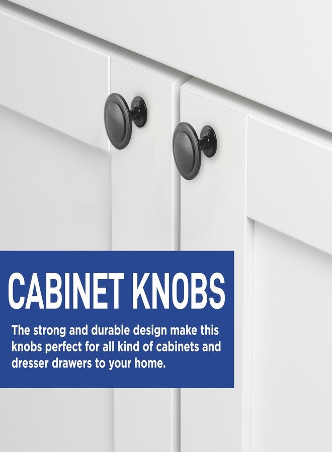 Lifemaster 50pcs 1-1/4 inch Kitchen Cabinet Knobs Drawer Dresser Knobs,Zinc Alloy, Drawer Pulls Door Handles Knobs Cabinet Door Handles （Black） - Image 5