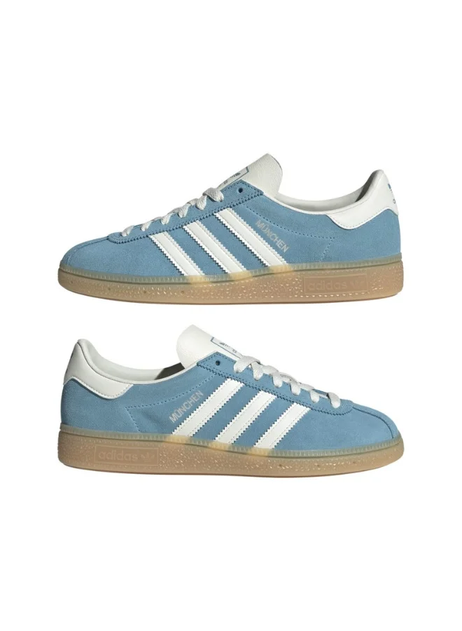 اديداس MUENCHEN W Blue CASUAL Trainers FOR WOMEN 13.5