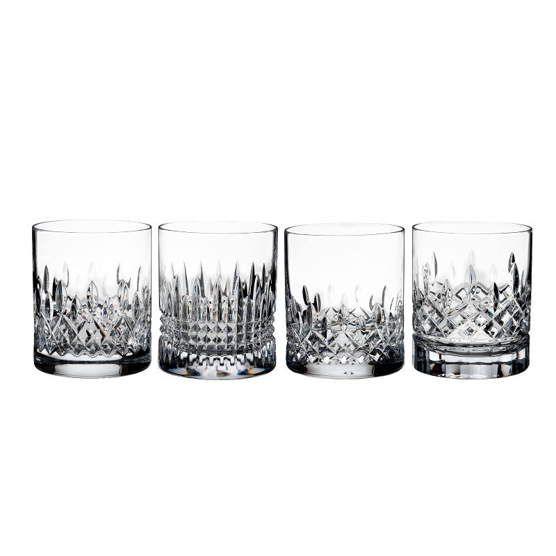 Waterford Waterford Crystal Short Stories Lismore Evolution Double Old Fashioned Set of 4 