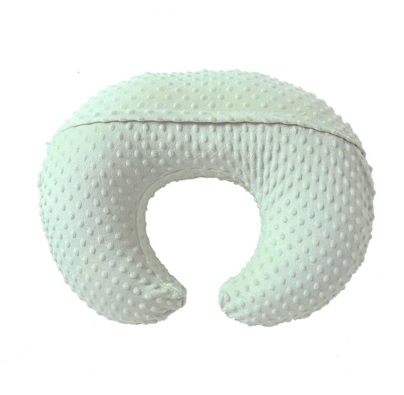 QUENESS Nursing Pillow and Positioner, Breastfeeding, Bottle Feeding, Baby Sitting Support with Removable Ultra Soft Cover, Tummy Time Support for Baby Boys and Girls (Green) - Image 4