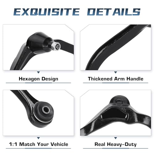 Autsurles 10Pcs Front Upper Control Arm with Ball Joint for Dodge Nitro 2007-2011, for Jeep Liberty 2008-2012 Sway Bar Tie Rod Ends Suspension Kit MS251042 MS251043 K80629 K750127 EV800416 ES800413 ES800412 - Image 5