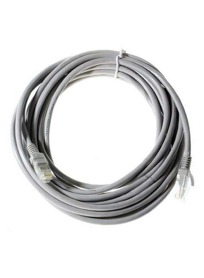 NIBEMINENT Cat5e RJ45 Ethernet Network Lan Internet Router Patch Cable Grey