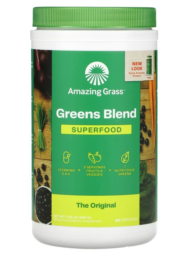 Amazing Grass Greens Blend Superfood The Original 1.06 lb (480 g) 