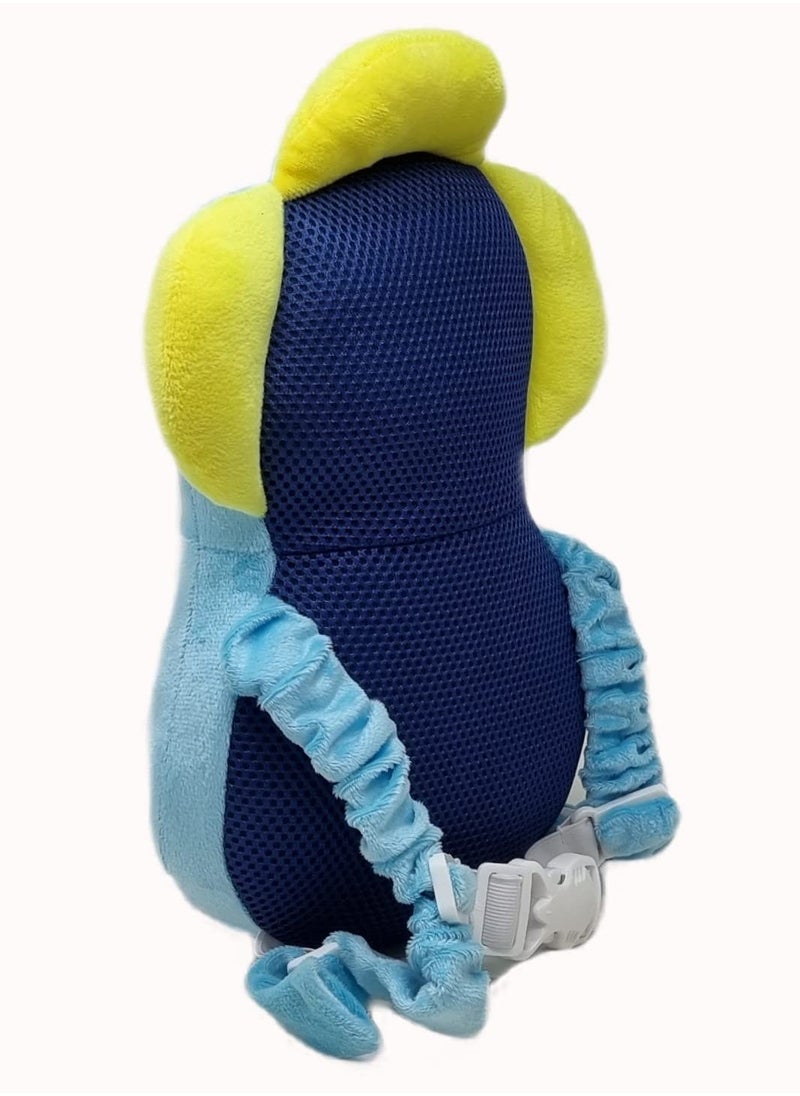 Kiddale Baby Head Neck and Back Protector for Safety Soft Baby Helmet Guard for Child Infant Toddler Safety Protection During Crawling Blue  - Image 2