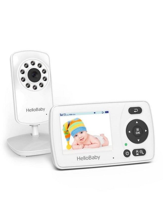 Hellobaby - شاشة مراقبة مع كاميرا وصوت، فيديو مراقبة الطفل بمدى طويل 1000 قدم، بدون واي فاي، رؤية ليلية، وضع فوكس، موفرة للطاقة، شاشة سفر محمولة مقاس 2.4 بوصة، كاميرا أمان للأطفال/الحيوانات الأليفة، توصيل وتشغيل - Image 1