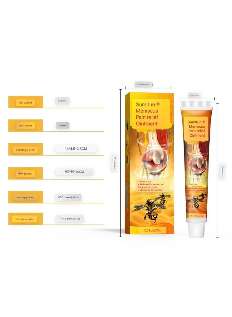 Sumifun 4-piece set, soothing joint cream, repairing damaged tendons, relieving tension and pain, and correcting deformity of back, neck, hands and feet. - Image 5