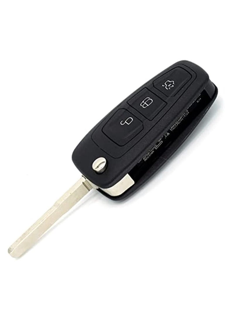Car Flip Folding Remote Key Shell Cover 3 Buttons Fit For Ford Focus Mondeo C-Max Fiesta Auto Fob Case With Blade Replacement - Image 3