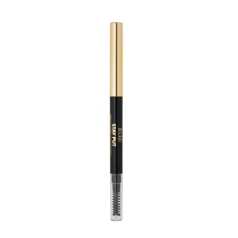 Milani Stay Put Brow Sculpting Mechanical Pencil - Dark Brown (0.01 Ounce) Cruelty-Free Long-Lasting Eyebrow Pencil that Defines and Shapes Brows - Image 2