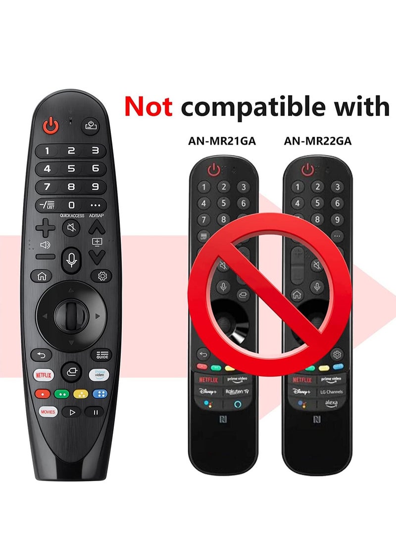 Voice Magic Remote AKB75855501 for LG AN-MR20GA AN-MR19BA Smart TV Magic Remote Replacement, with Pointer Function - Image 3