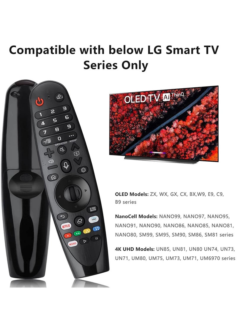 Voice Magic Remote AKB75855501 for LG AN-MR20GA AN-MR19BA Smart TV Magic Remote Replacement, with Pointer Function - Image 2