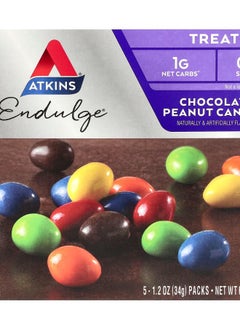Atkins Endulge® Chocolate Peanut Candies 5 Packs 1.2 oz (34 g) Each 