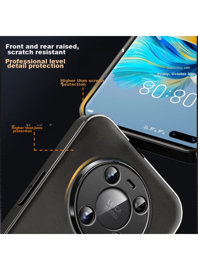 Hotfire غطاء هاتف لهواوي Mate 40، غطاء مغناطيسي لهواوي Mate 40، غطاء حماية كامل مضاد للصدمات وبصمات الأصابع للرجال والنساء - تيتانيوم رمادي - Image 3
