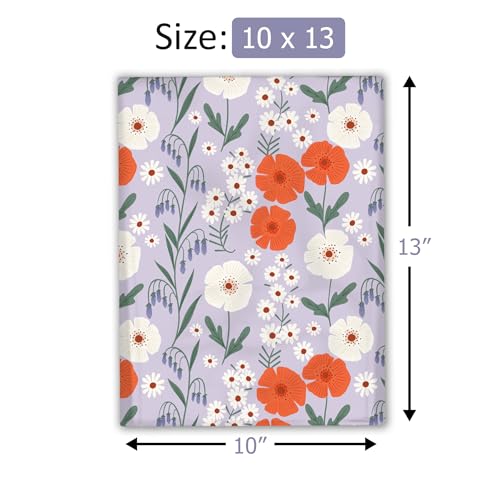 Pro Supply Global 10x13 (100) Floral Fields Summer Designer Poly Mailers Waterproof Self Sealing Tear Resistant Polymailers Shipping Envelopes Premium Printed Bags For Small Businesses - Image 3