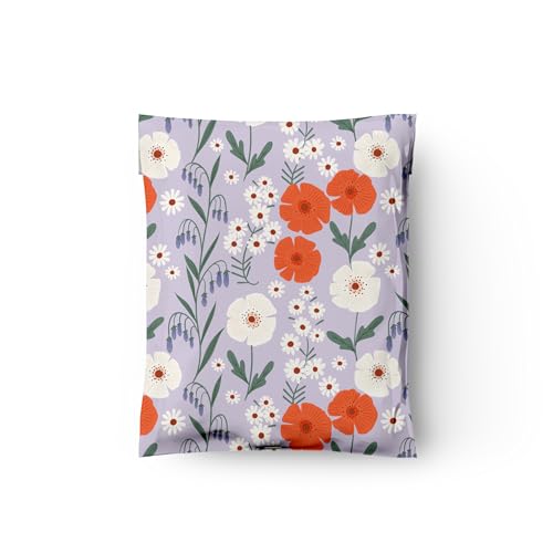 Pro Supply Global 10x13 (100) Floral Fields Summer Designer Poly Mailers Waterproof Self Sealing Tear Resistant Polymailers Shipping Envelopes Premium Printed Bags For Small Businesses - Image 5