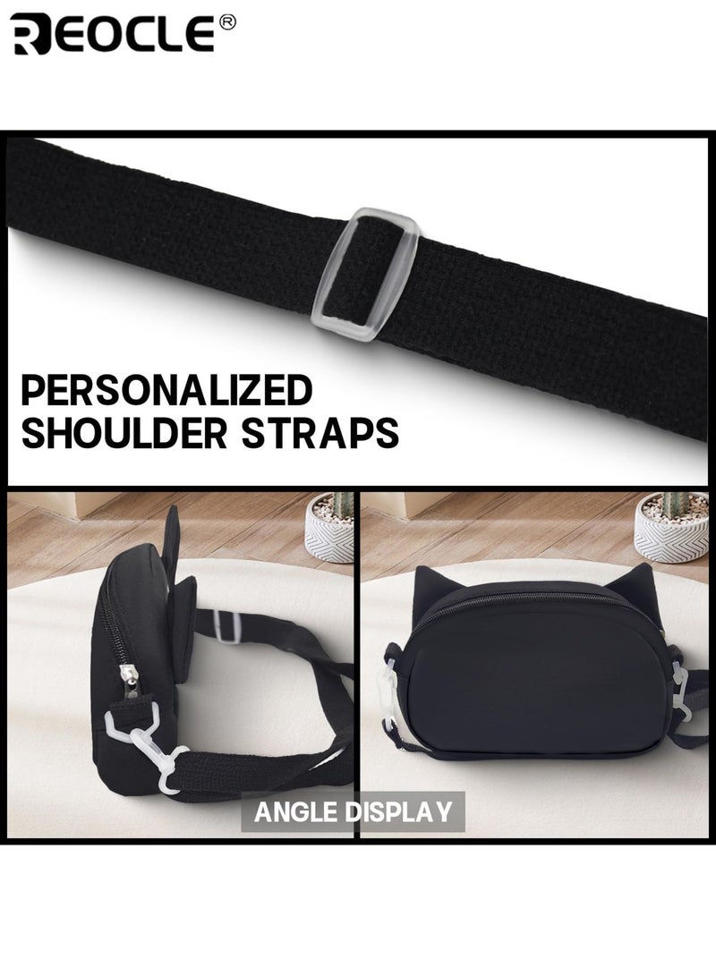 REOCLE Girls' My Melody Cinnamoroll Bag Cartoon Wallet Anime Shoulder Bag with Adjustable Strap Everyday Casual Crossbody Bag Novelty Accessories for Girls Birthday Gift - Image 5