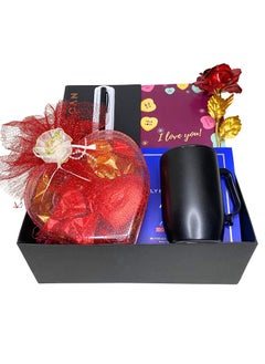 NorthLand Northland Valentine’s Day Gifts for Men with Greeting Card, Rose, Diary, Pen, Mug & Perfume | Perfect Valentine Gifts, Valentine Week Hamper, Anniversary Gift Set for Husband, Boyfriend, Him  - Image 1