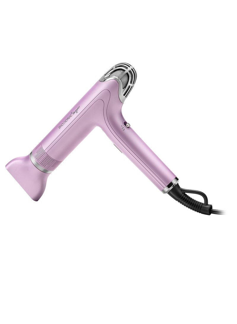 BIO IONIC - Bio Ionic Smart-X Hair Dryer with Diffuser, High-Efficiency Blow Dryer with 3 Heat & 3 Speed Settings, Diffuser Hair Dryer Gently Dries, Defines & Reduces Frizz, Self Cleaning Function - Image 1