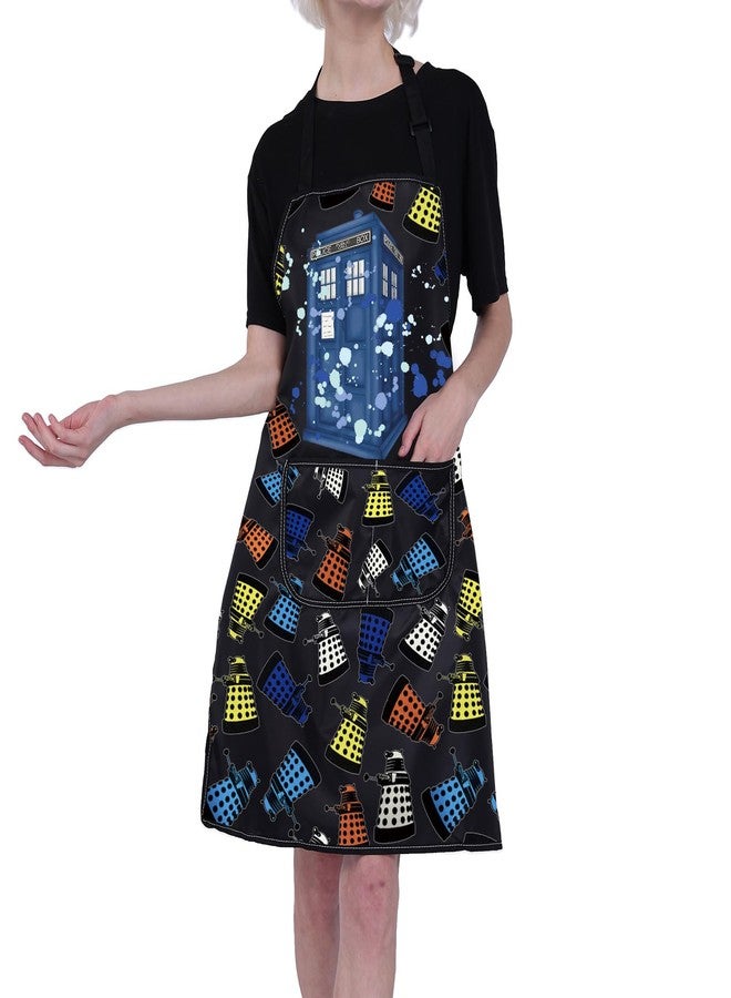 BNQL Police Box Apron Trust Me I'm The Doctor TV Show Fans Gift Policeman Box Gift Police Box Merchandise Police Box Kitchen Apron - Image 4