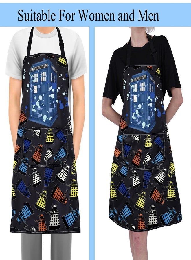 BNQL Police Box Apron Trust Me I'm The Doctor TV Show Fans Gift Policeman Box Gift Police Box Merchandise Police Box Kitchen Apron - Image 5