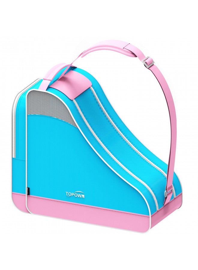 TOPOWN Ice Skate Bag Roller Skates Bag for Men Inline Skate Bag for Women Roller Skate Bag Premium Ice Skate Bag for Child/Adult Up to Size 12(US) - Image 2