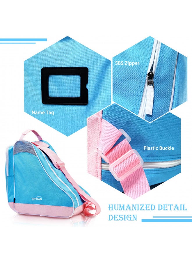 TOPOWN Ice Skate Bag Roller Skates Bag for Men Inline Skate Bag for Women Roller Skate Bag Premium Ice Skate Bag for Child/Adult Up to Size 12(US) - Image 5