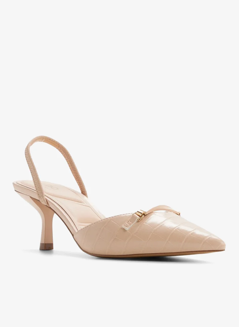 ALDO  LIANYA Metal Accent Pointed Toe Pumps for Women | Best Price UAE