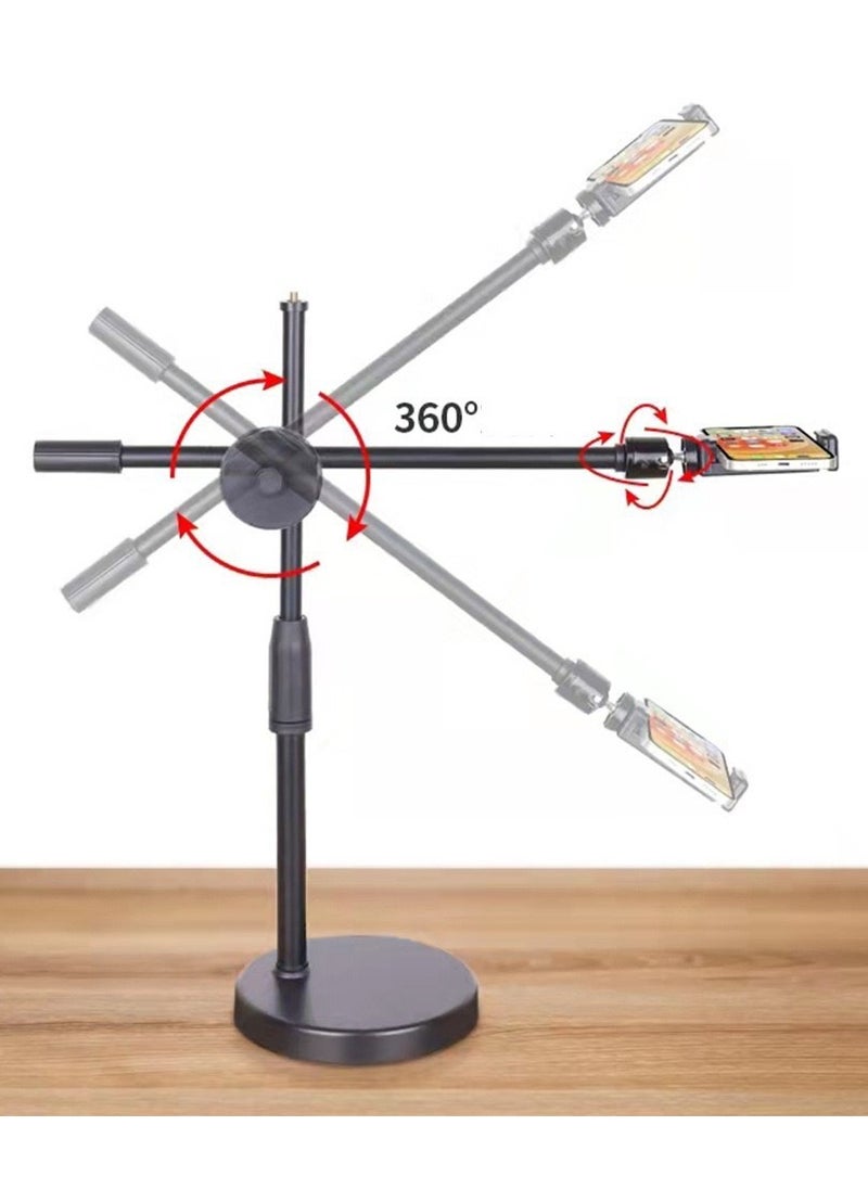 COYICMSS - Desktop Round Bracket Floor Tripod Mobile Phone，360° Flexible Rotation - Image 1