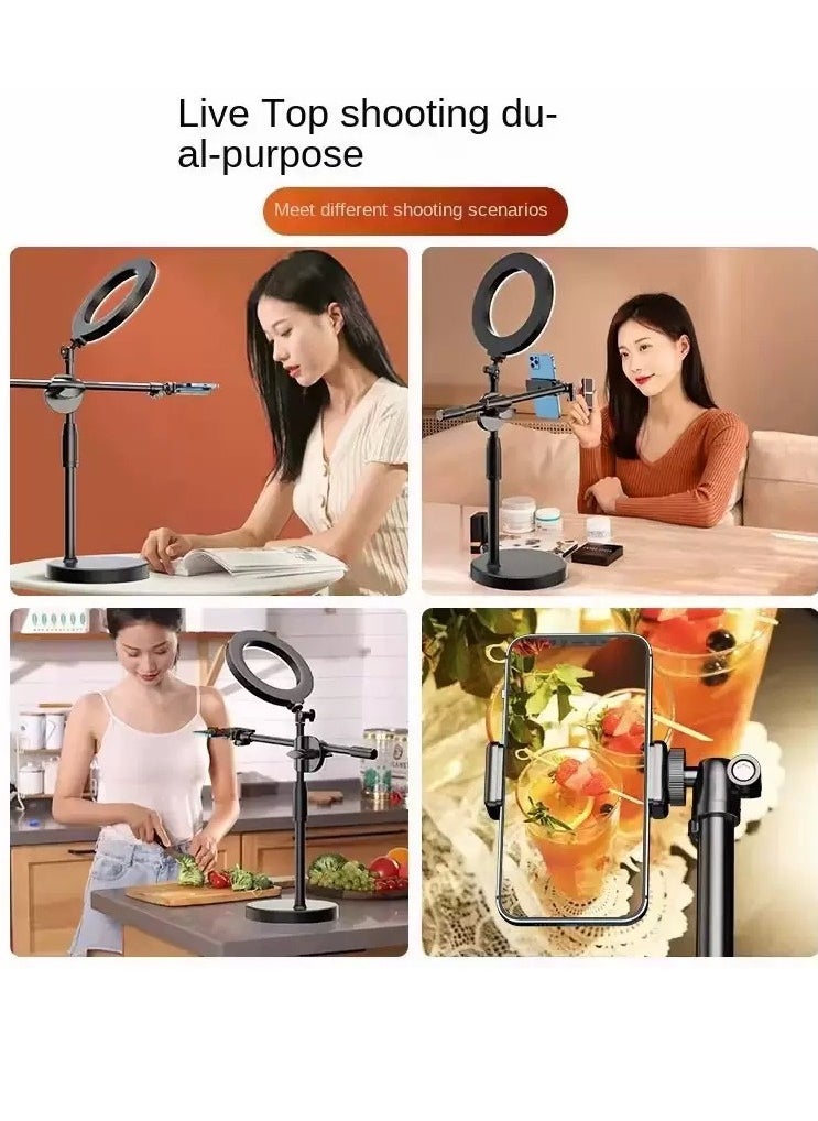 COYICMSS - Desktop Round Bracket Floor Tripod Mobile Phone，360° Flexible Rotation - Image 1