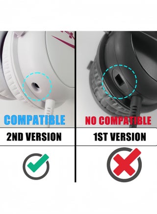 Replacement Microphone Compatible with HyperX Cloud II Wired Gaming Headset Only, Detachable Noise-Canceling 3.5mm Mic for Clear Voice Chat, Black - view 5