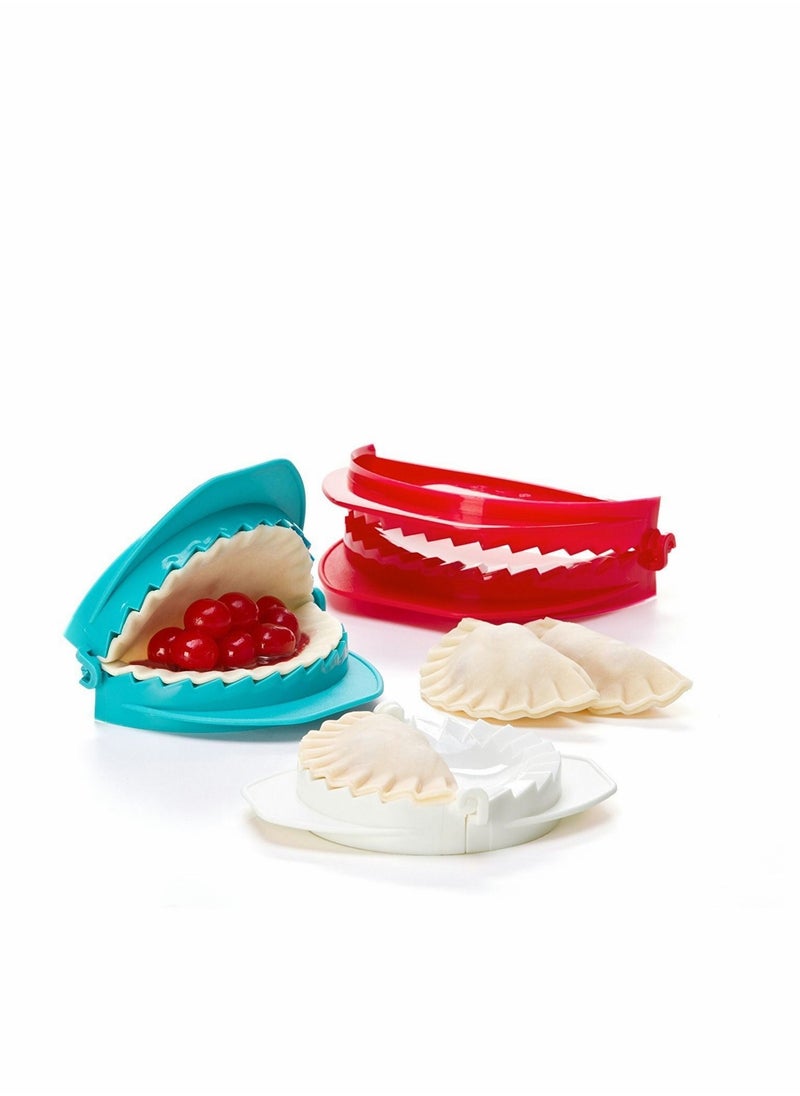 Y&D 3Pcs Multifunctional Dough Press Teal White and Red  - Image 4