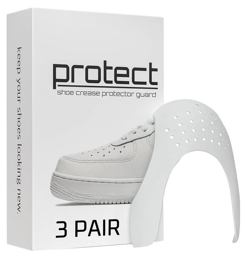 SHRISELL حامي تجاعيد الأحذية لطراز Air Force 1، وجوردان، والأحذية الرياضية | حامي الأحذية المضاد للتجاعيد للرجال والنساء | درع صندوق الأصابع القابل لإعادة الاستخدام (L، 4، عدد) - Image 1