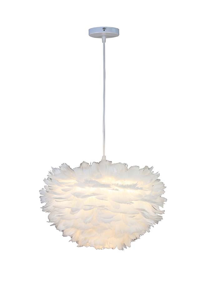 هامر نجف مودرن لون الشكل ابيض بتصميم أنيق واضائة هادئة ومريحة قطر 400 ملم - Image 2