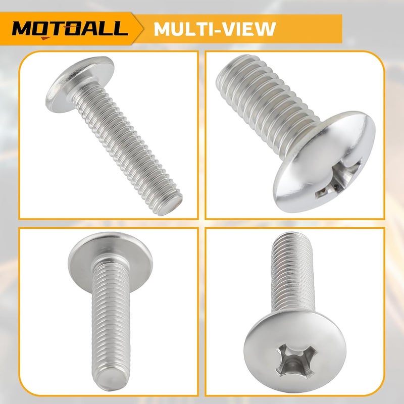 MOTOALL مجموعة براغي وصواميل الفيندر MOTOALL 25 قطعة ليمه ياماها بانشي - Image 5
