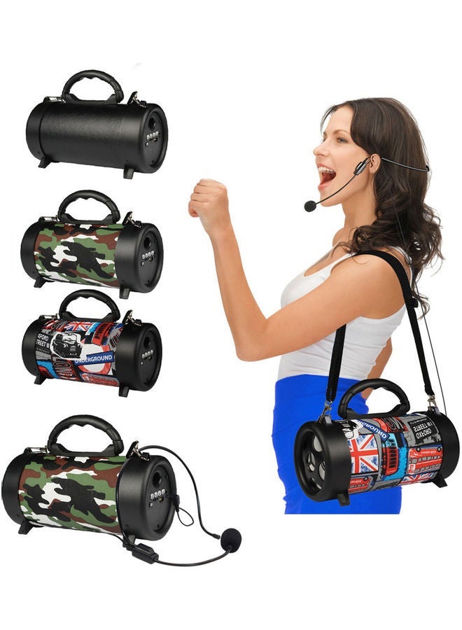 NIBEMINENT Portable Bluetooth Speaker With Mic Black  - Image 3