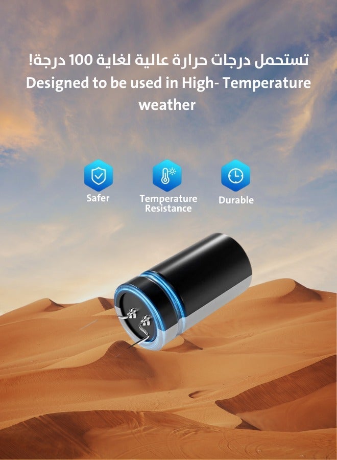 أزدوم ازدوم M550 MAX 3 داش كام ثلاثية القنوات نظام تحديد المواقع واي فاي 5 جيجاهرتز  بطاقة 64 جيجابايت متضمنة، 1440P+1080P+1080P، مزدوج 4K+1080p  3.19 بوصة IPS، رؤية ليلية - Image 2